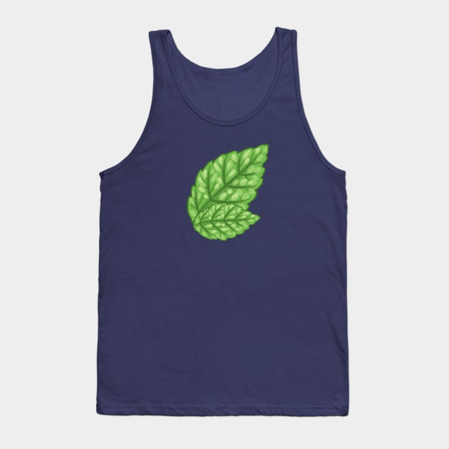 Cool Leaf Tank Top by LineXpressions